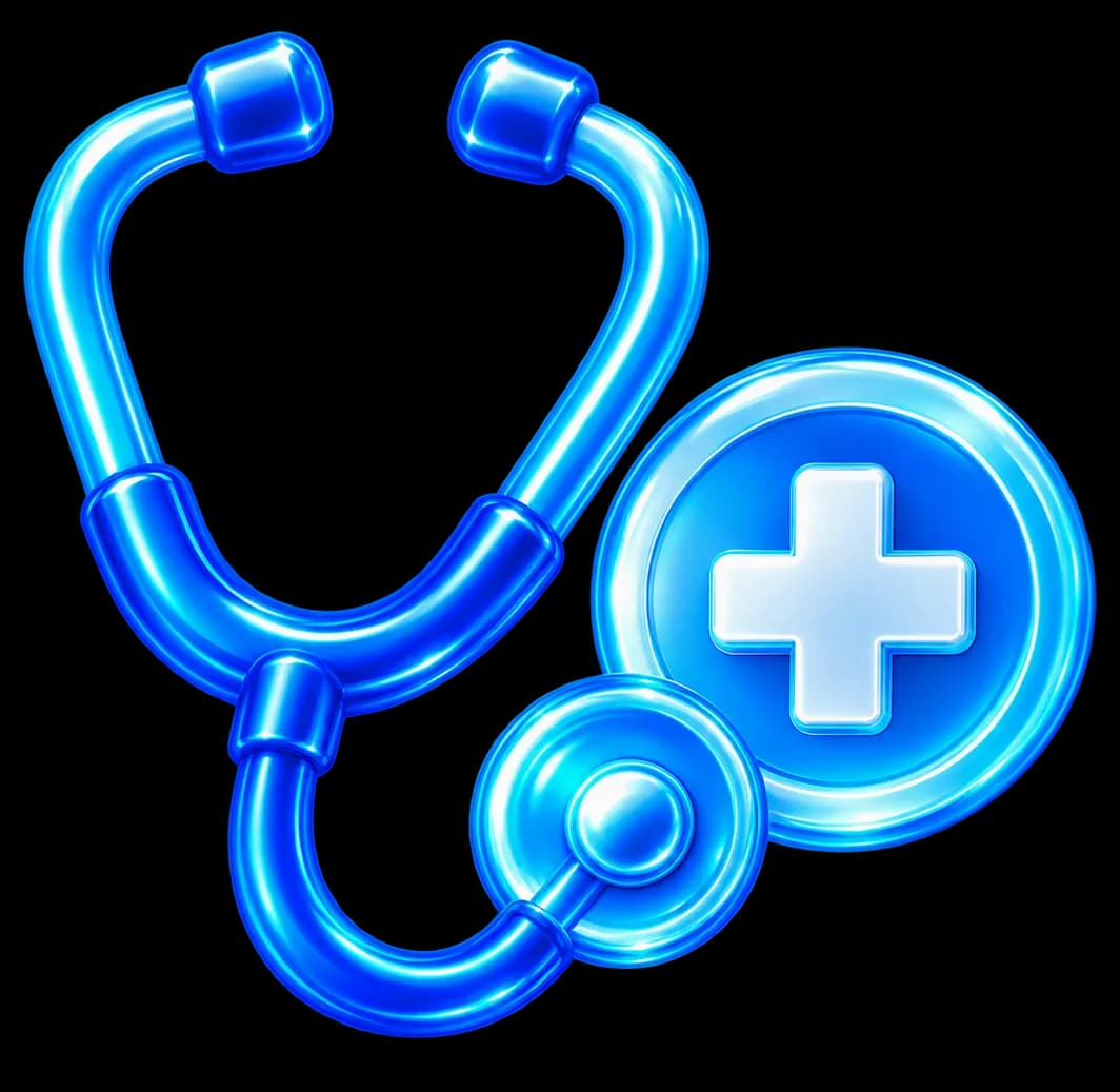 3D medical healthcare icon