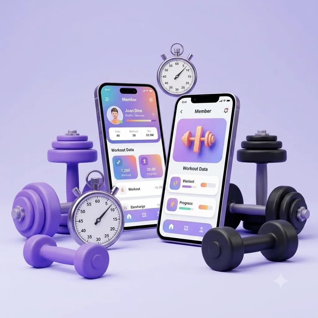 Fitness Khata app interface